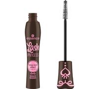 essence Lash PRINCESS false lash effect mascara black brown, 12 ml | Volume mascara with conically shaped fibre brush for length, dramatic volume and a false lash effect