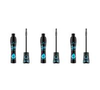 essence Lash PRINCESS False Lash Effect Waterproof Mascara - Black, Long-Lasting, Smudge-Proof, Perfume-Free, Alcohol-Free, Vegan Formula, Pack of 3 (3 x 12 ml)