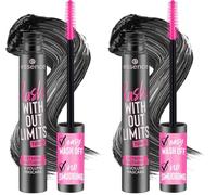 essence lash WITHOUT LIMITS TUBING Extreme Lengthening & Volume Mascara, longlasting, volumizing, extreme volumizing, ultra black (13ml) (Pack of 2)