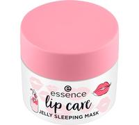 essence lip care Jelly Sleeping Mask, Lip Mask, No. 02, Red, Moisturising, Regenerating, Vegan, No Preservatives, No Parabens, No Microplastic Particles, Pack of 1 (8 g)