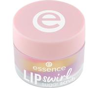 essence LIP swirl sugar scrub, caring, natural (8g) | Gentle Exfoliating Effect & Caring Vanilla Scent, Lip Scrub, Exfoliating, Peeling