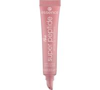 essence the super peptide glossy lip treatment, No. 03, brown, smoothing, with vitamins, nourishing, vegan, no parabens, no microplastic particles, nanoparticles free, pack of 10 ml
