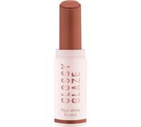 essence Shiny Glaze High Shine Lipstick, No. 01, Brown, Highly Pigmented, Glossy, Colour-Intensive, Vegan, Oil-Free, Paraben-Free, No Microplastic Particles, Pack of 1 (1.9 g)