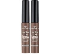essence make me BROW eyebrow gel mascara, defining, gelly (3.8ml) (Pack of 2)