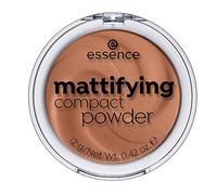 essence Mattifying compact powder, powder, no. 43 toffee, nude, for combination skin, for dry skin, for blemished skin, vegan, nanoparticles free, complies with our Clean Beauty standard (12 g)
