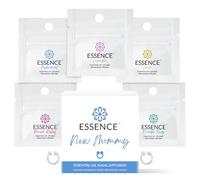 Essence Nasal Diffuser | Essential Oil Ring | Silicone Nose Inhaler Bundle Pack (New Mommy)
