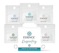 Essence Nasal Diffuser | Essential Oil Ring | Silicone Nose Inhaler Bundle Pack (Respiratory)