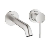 GROHE Essence - Single Lever Basin Mixer wall-mounted with projection 183 mm without waste set supersteel