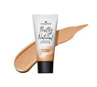 essence Pretty Natural Hydrating Foundation Make Up with Hyaluronic + Aloe Vera, No. 040 Neutral Vanilla, Nude Moisturising, Radiantly Fresh, Matte, Vegan, Oil-Free, Alcohol-Free (30 ml)