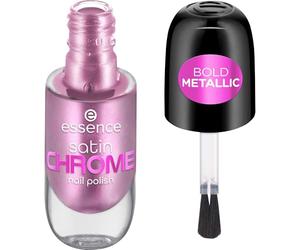 essence satin CHROME nail polish, covering, express result, highly pigmented, metallic (8ml)