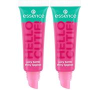 essence SAY IT WITH JUICY HELLO CUTIE! juicy bomb shiny lipgloss, instant result, shiny (10ml) (Pack of 2)