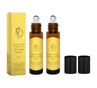 Essence Serum Roller, Eye Repair Roller Ball Frankincense Essential Oil & Resin Infused Anti-Ageing Miracle Moisturiser Roller Ball, Anti-Wrinkle Eye Cream for Dark Circles and Swollen Eyes, Pack of 2