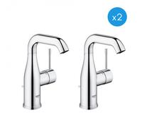 Essence Set of 2 1/2" Single chrome mixer size M (23462001-DUO)