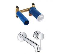 Essence - Single lever basin mixer 2 holes Size L chrome (19967001-set)