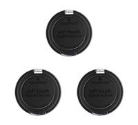 essence Soft Touch Eyeshadow, No. 06 Pitch Black, Instant Result, Long-Lasting, with Vitamins, Colour-Intensive, Vegan, Nanoparticle Free, Pack of 3 (3 x 2 g)