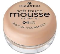 essence Soft Touch Mousse Make-Up, Foundation, No. 04 Matt Ivory, Nude for Combination Skin, for Blemished Skin, Matte, Vegan, Perfume, Alcohol-Free (16 g)