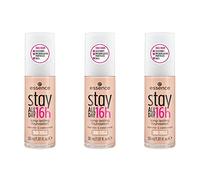 essence stay ALL DAY 16h long-lasting foundation, make-up, smudge-proof, waterproof, 15 Soft Creme, nude, long-lasting, mattifying, matte, oil-free, waterproof, pack of 3 (3 x 30ml)