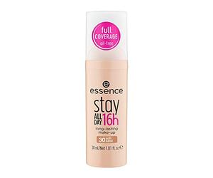 Essence Stay All Day 16h Long-Lasting Make-Up, No. 30, Nude, Long-Lasting, for Dry Skin, for Blemished Skin, Vegan, Oil-Free, Alcohol-Free, No Preservatives, Pack of 1 (30 ml)