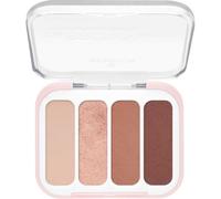 essence the BROWN edition mini eyeshadow palette, longlasting, natural, colour intense, metallic (3.6g)