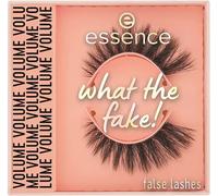 essence what the FAKE! False Eyelashes, No. 01, Transparent, False Eyelash Effect, Extreme Volume, Vegan, No Microplastic Particles, Nanoparticles Free, No Perfume, Pack of 1 (1 g)