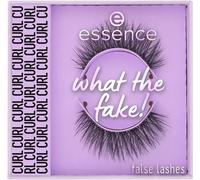 essence what the FAKE! False Eyelashes, No. 02, Transparent, False Eyelash Effect, Extreme Volume, Vegan, No Microplastic Particles, Nanoparticles Free, No Perfume, Pack of 1 (1 g)