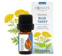 Essences Bulgaria Organic Blue Tansy Essential Oil 5ml | Tanacetum annuum | 100% Pure | Natural | Undiluted | Therapeutic Grade | Aromatherapy | Cosmetics | Cruelty Free | Non-GMO | Vegan