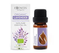 Essences Bulgaria Organic Lavender Essential Oil 10ml | Lavandula angustifolia | 100% Pure and Natural | Undiluted | Therapeutic Grade | Family Owned Farm | Steam-Distilled | Non-GMO | Vegan
