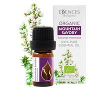 Essences Bulgaria Organic Mountain Savory Essential Oil 5ml | Satureja Montana | 100% Pure and Natural | Undiluted | Therapeutic Grade | Family Owned Farm | Steam-Distilled | Non-GMO | Vegan