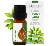 Essences Bulgaria Organic Ravintsara Essential Oil 10ml | Cinnamomum camphora | 100% Pure and Natural | Undiluted | Therapeutic Grade | Aromatherapy | Cosmetics | Cruelty Free | Non-GMO