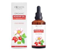 Essences Bulgaria Organic Rosehip Oil 3.4 Fl Oz | 100ml | 100% Natural Cold-Pressed | Therapeutic Quality | Family Owned Farm | Natural Skin Moisturizer | Ideal Massage and Carrier Oil