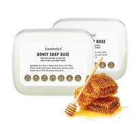 Essencetics 2.2 kg Organic Honey Soap Base for Soap Making - SLS & SLES Free - Glycerine Soap Raw Soap for Soap Casting - Make Your Own Soap with Soap Block - Melt and Pour Soap Base