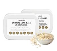 Essencetics 2.2 kg Organic Oatmeal Soap Base for Soap Making - SLS & SLES Free - Glycerin Soap Raw Soap for Soap Casting - Make Your Own Soap with Soap Block - Melt and Pour Soap Base