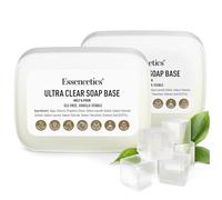 Essencetics Clear Glycerin Soap Base 2lb - SLS Free, Vegan - Organic Melt and Pour Soap Base for Soaps Making - Made from Natural Glycerin - Glicerina para Hacer Jabones Artesanales Organica