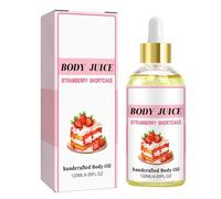 Essencia Scented Juicy Body Oil, Daily Moisturizing Dry Body Oil, Strawberry Body Oil after Shower, Vitamin E Hydrating Body Oil, Moisturizing Body Oil Massage Oil for Women And Man (Strawberry)