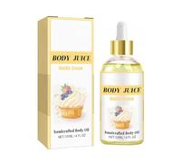 Essencia Scented Juicy Body Oil,Scented Juicy Body Oil Mango,Body Juice Oil Mango,Vanilla Cream Scented Body Oil For Women,Natural Handcrafted Hydrating & Moisturizing Body Oil For Dry Skin (Vanilla)