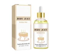 Essencia Scented Juicy Body Oil,Scented Juicy Body Oil Mango,Body Juice Oil Mango,Vanilla Cream Scented Body Oil For Women,Natural Handcrafted Hydrating & Moisturizing Body Oil For Dry Skin (Cake)