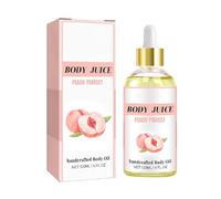 Essencia Scented Juicy Body Oil,Scented Juicy Body Oil Mango,Body Juice Oil Mango,Vanilla Cream Scented Body Oil For Women,Natural Handcrafted Hydrating & Moisturizing Body Oil For Dry Skin (Peach)