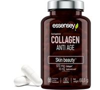 Essenesy Collagen Aniti Age - 90 Vegan Capsules - Hyaluronic Acid and Vitamin C - Premium Skin, Joint & Bone Health Supplement for Youthful Radiance and Vitality