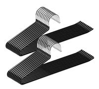 EssenFlolis 20 Pack Open Ended Metal Trouser Hangers Space Saving