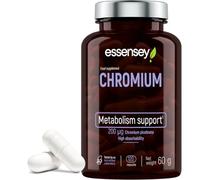 Essensey Chromium Supplement - 120 Capsules | 200mcg High Absorbance Picolinate | Supports Metabolism and Healthy Glucose Levels | Vegetarian Friendly | Blood Sugar Support Appetite Suppressant