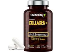 Essensey Collagen + 90 Capsules - Collagen and Vitamin C Supplement for Joint, Bone, and Skin Health - Vegan