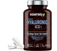 ESSENSEY Hyaluronic Acid+ 90 Capsules - Advanced Skincare and Joint Health Supplement with Vitamin C, Collagen Support, Proline, and Chondroitin - Promotes Radiant Skin, Flexible Joints