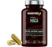 Essensey MACA Root Extract Capsules - 90 Capsules, Fertility & Potency Support, Vegan-Friendly Supplement