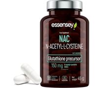 Essensey NAC N-Acetylo - Amino Acid L-Cysteine 150mg Capsules - Premium Liver Health Support with Glutathione Precursor - Natural Detox Formula - 90 Vegetarian Capsules