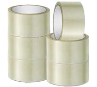 Essentia collective 6 Pack-Clear Packing Tape Rolls 48mm x 50m