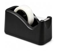 Essentia collective Heavy Duty Tape Dispenser, Manual Sharp Cutting Blade, Weighted Anti Slip Base -HYW-1003, Black, Plastic, for Warehouse, Home and Office use