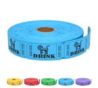 ESSENTIAL 1000 Raffle Tickets Rolls, Drink Tickets Single Roll for Events, Leisure, Movie Watching, Entertainment, Class Reward & Prizes (Blue - 5 Color Selection)