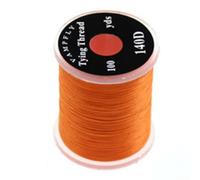 Essential 100m Polyester Fly Tying Thread, Great for All Your Fishing Projects (orange)