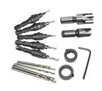 Essential 15Piece Wood Drill Bit Collection For Drilling Reaming & Slotting In Woodwork Craftsmen Construction Worker Home Improvement Tool