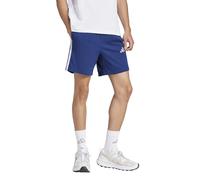adidas Men's Essential Three Stripes Single Jersey Short 7In Shorts, Dark Blue/White, XL